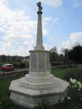 St Mary War Memorial , Overton